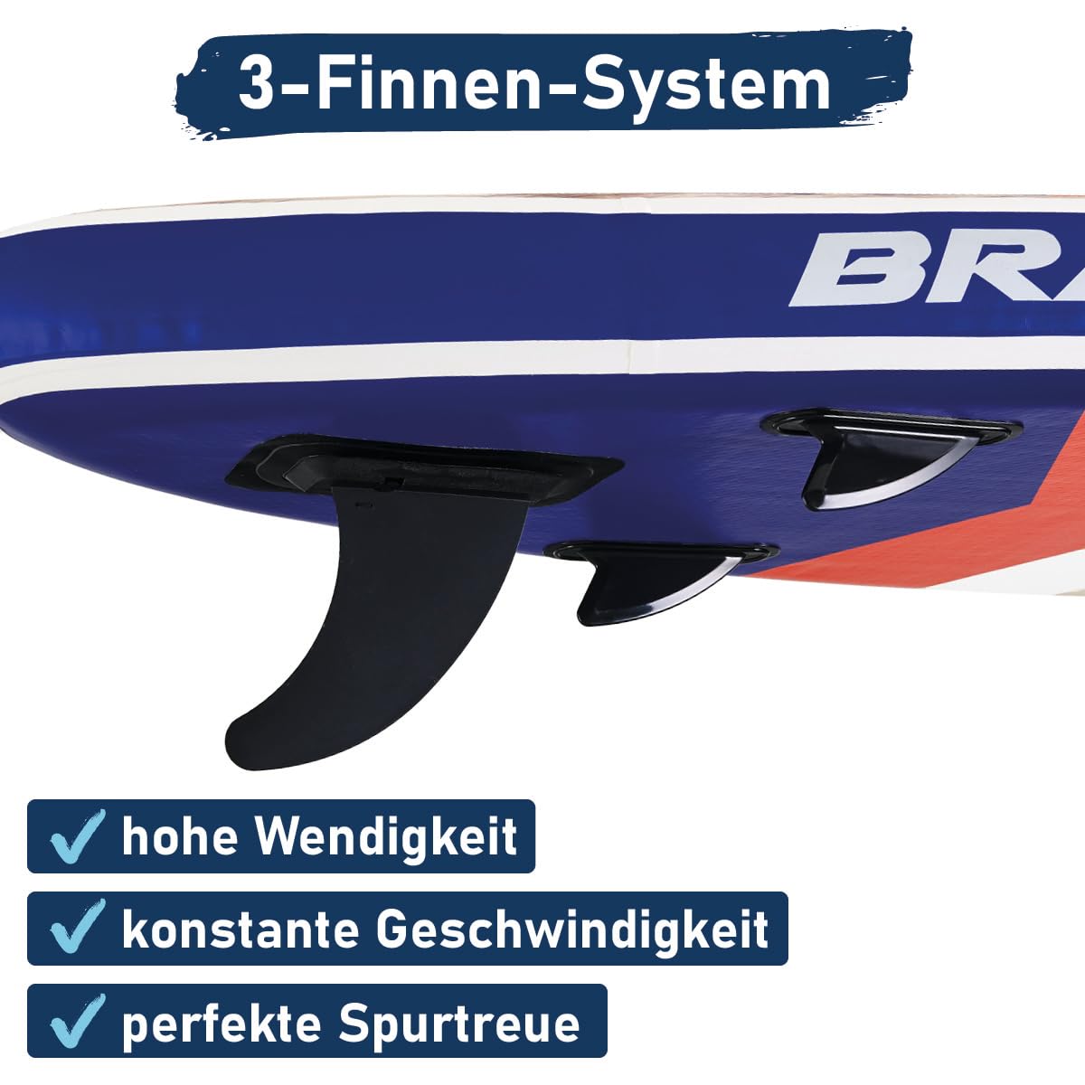 BRAST SUP Board Wood | Aufblasbares Stand up Paddle Set | 320x81x15cm | 2 Designs | 5 Jahre Garantie | inkl. Sonderzubehör | 2in1 Paddel Kajak-Sitz Action-Cam-Halterung Fußschlaufe