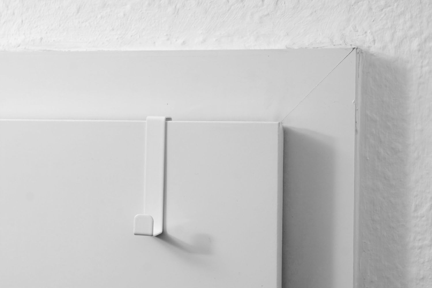 Menz Over Door hooks Hanger / Cabinet hooks, fit Doors up to 0.8-Inch (2.0 cm) Deep, 10 pcs, white - Quality product MADE IN GERMANY