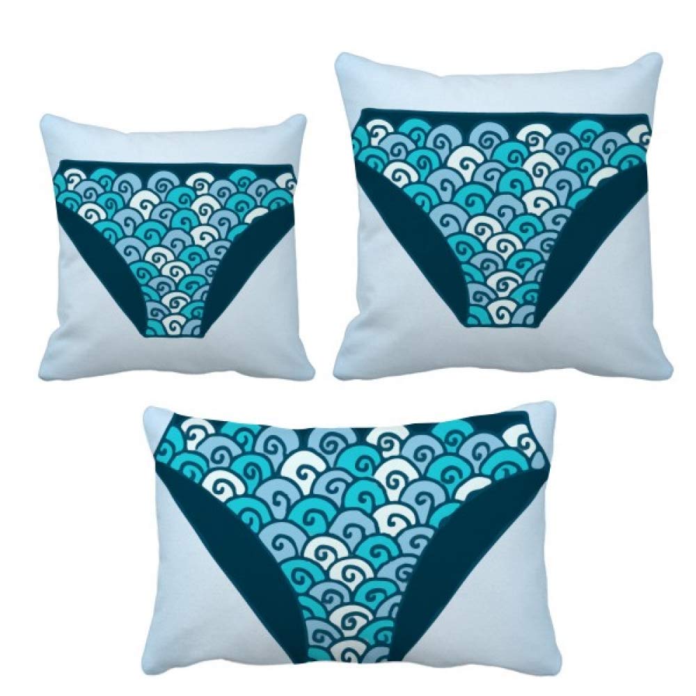 Housse de coussin bleu déco canapé pour une ambiance cocooning
