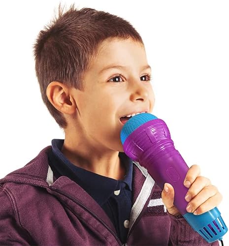 Miniatura 4 de ArtCreativity Micrófonos Echo grandes para niños, juego de 4, micrófonos de karaoke inalámbricos para niños con efecto eco, juguetes musicales