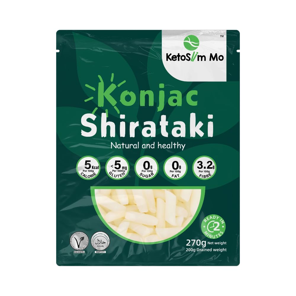 Shinsakura KetoSlim Mo Shirataki Konjac Ricecake 270 g | Low Calorie | Zero Sugar | Keto Friendly | Good Source of Fibre | Fat Free-image-46