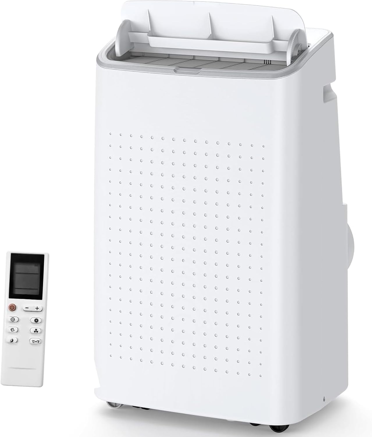 danislef Portable Air Conditioner 8000 BTU for 250-350 Sq Ft 3-In-1 AC Unit with Cooling/Dehumidifier/Fan Modes, Remote, 24H Timer & Installation Kit for Home/Office/Dorm