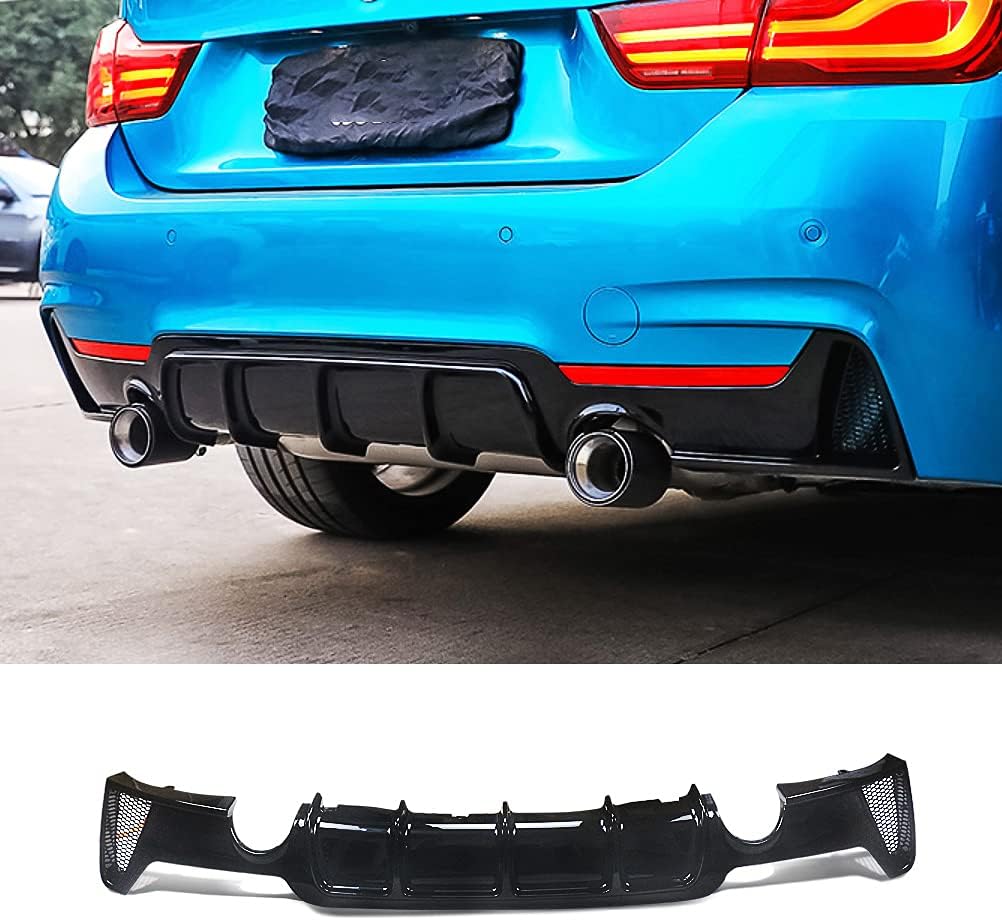 Amazon.com: NINTE Rear Diffuser for 2014-2020 BMW 4 Series F32 F33 F36 ...