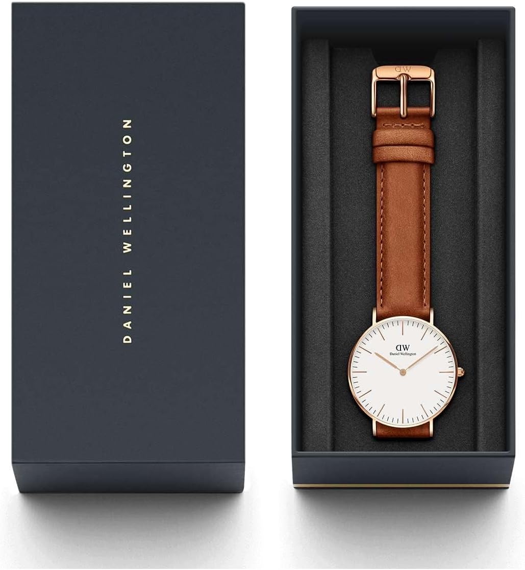 Daniel Wellington Classic Uhr Silver Leather