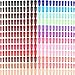 1152 Stücke 24 Farben Gefälschte Nägel Mittlere Lange Falsche Ballerina Sarg Falsche Nagelspitzen Press on Nails Einfarbig Künstliche Nägel zum Aufkleben Fake Nails Nägeln für DIY Nagelkunst Salon