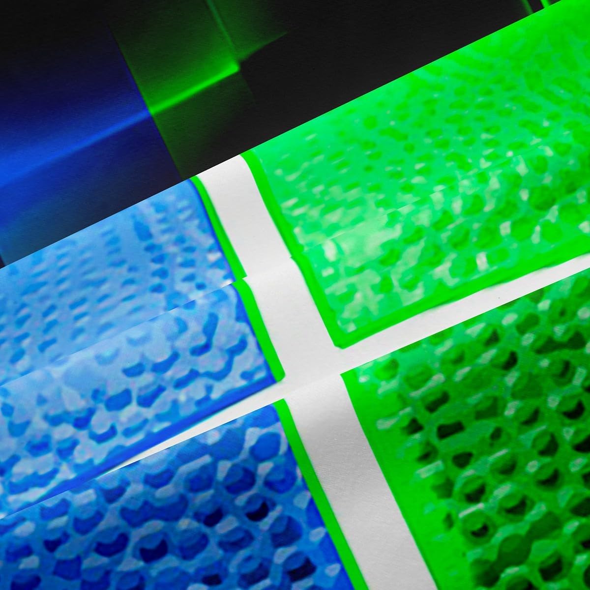 jejeloiu Basketball Curtain Kids Gaming Sports Window Drapes (2 Panels, 52 x 84 Inch) Ball Games Green and Blue Blackout Shades Window Treatments for Room Decor Geometric