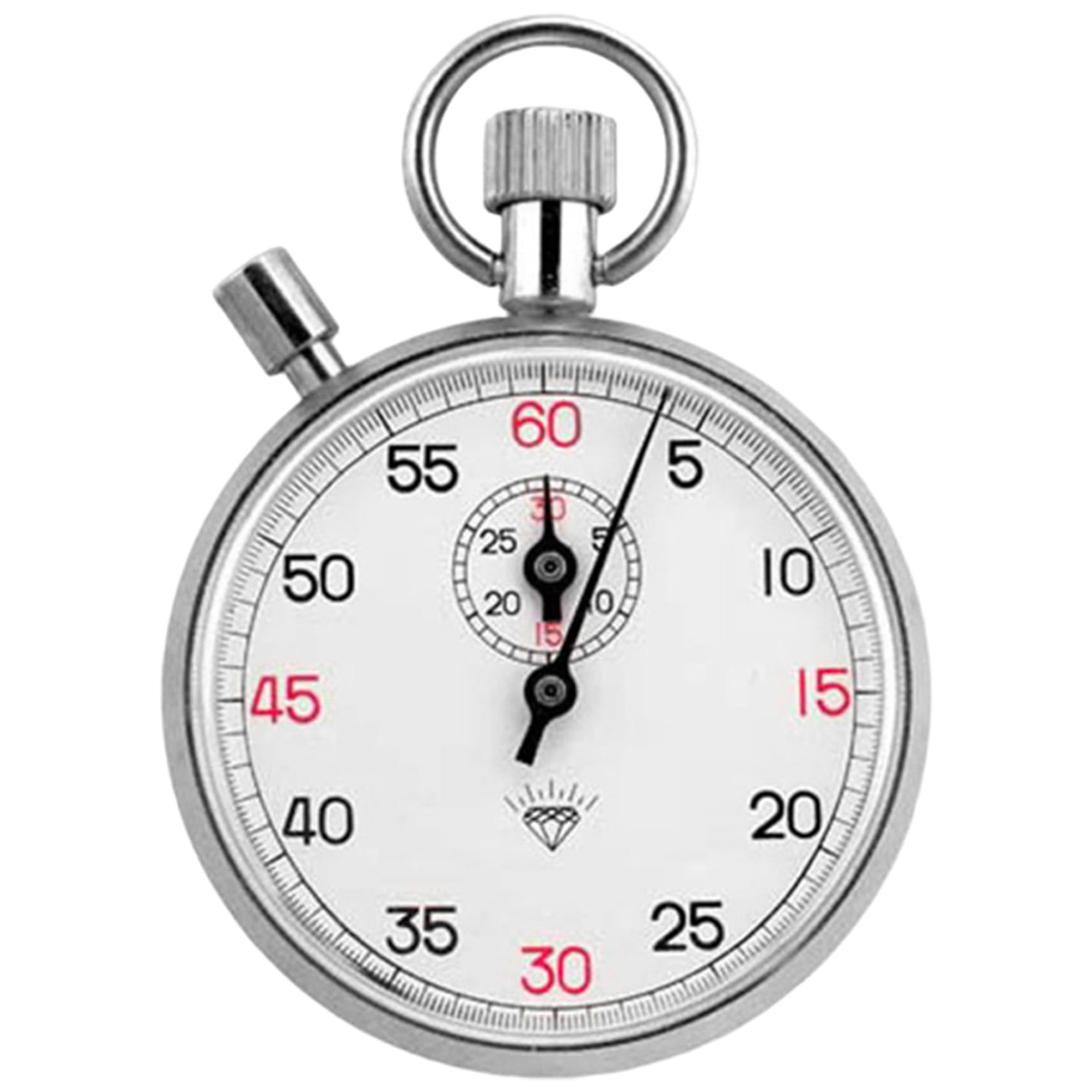 Stop Watch Stainless Steel Mechanical Analog Stopwatch with Pause Handheld Timer for Running, Training & Experiments-image-37