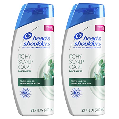 Head & Shoulders Itchy Scalp Care Anti-Dandruff Shampoo, Infused With Eucalyptus, 23.7 Fl Oz, Twin Pack #TOP6