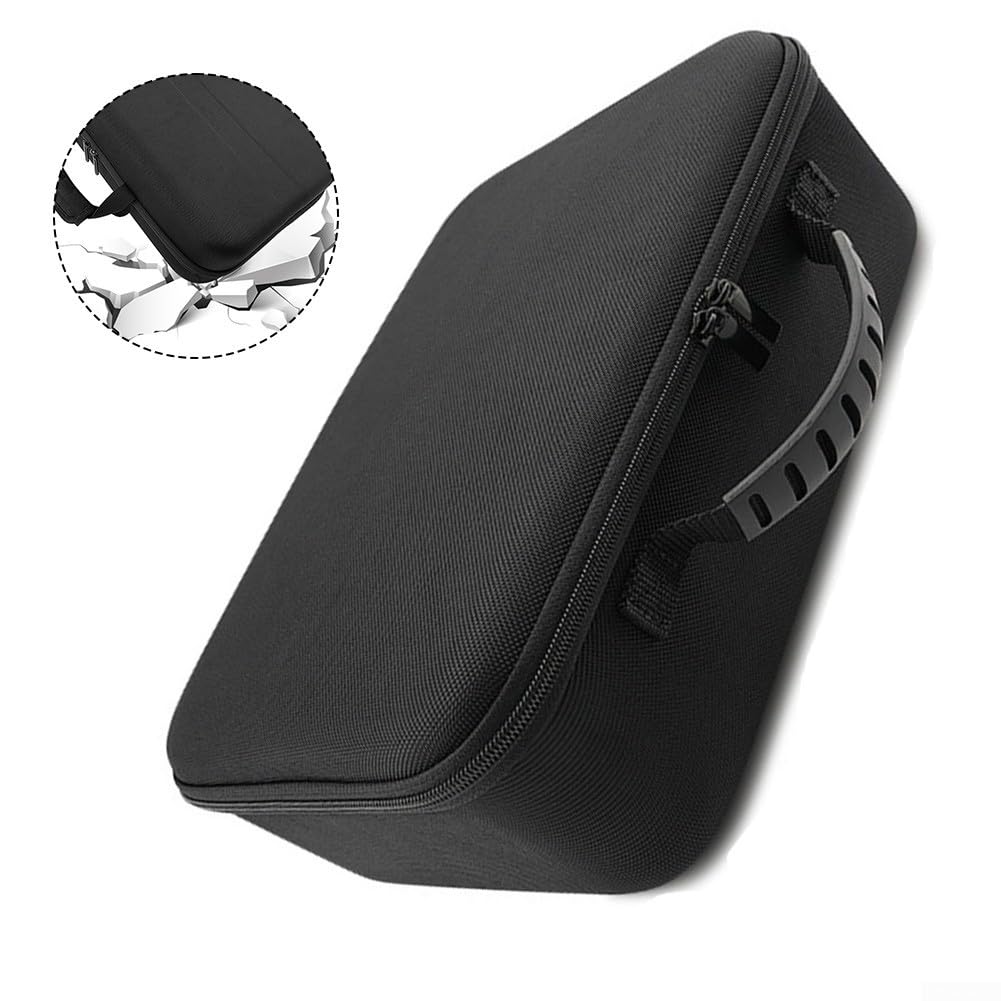 Funda rígida de viaje para XGIMI MoGo 4 2025, carcasa rígida de EVA con asa, almacenamiento portátil para protección del proyector durante viajes de negocios (negro)