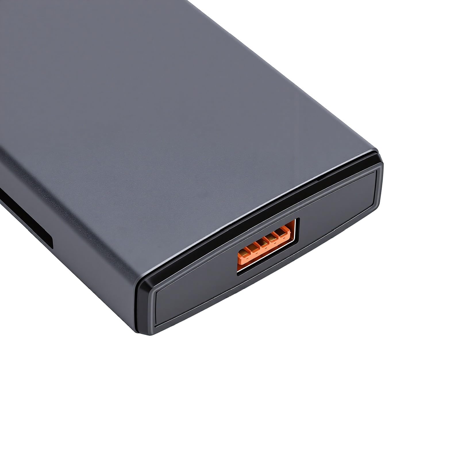 Fabater Adaptador Multipuerto Hub USB C con Lector de Tarjetas 5 en 1 para Uso Simultáneo, Concentrador de Aluminio Duradero para Creadores de Contenido Profesionales
