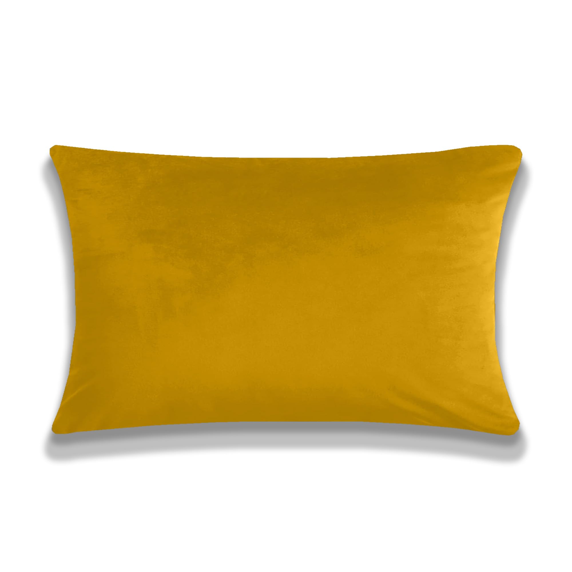 Kosiproducts Throw Rectangle Pillow Cushions with Covers, Hollow Fibre Filling, Decorative Indoor, Sofa, Patio, Rattan Seats [60cmx40cm, Lemon]