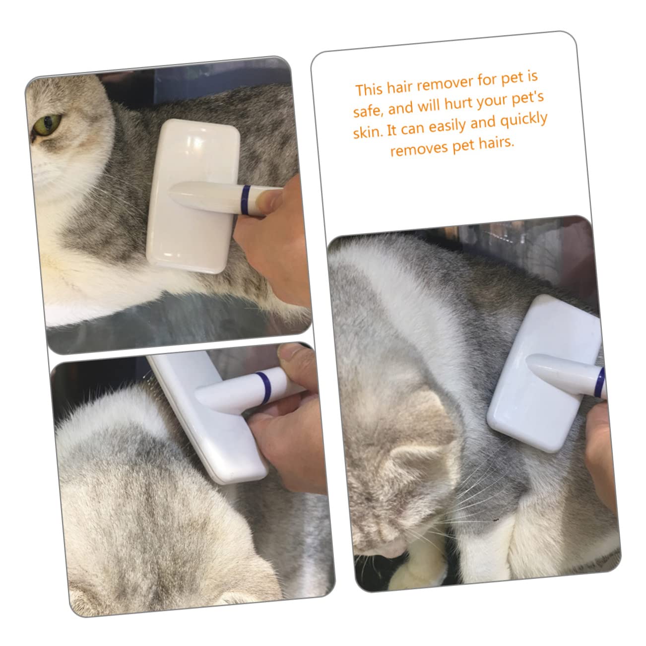 Brosse Pour Chien Et Chat à Poils Courts Ou Longs Manche Ergonomique Facile à Transporter Pour Toilettage