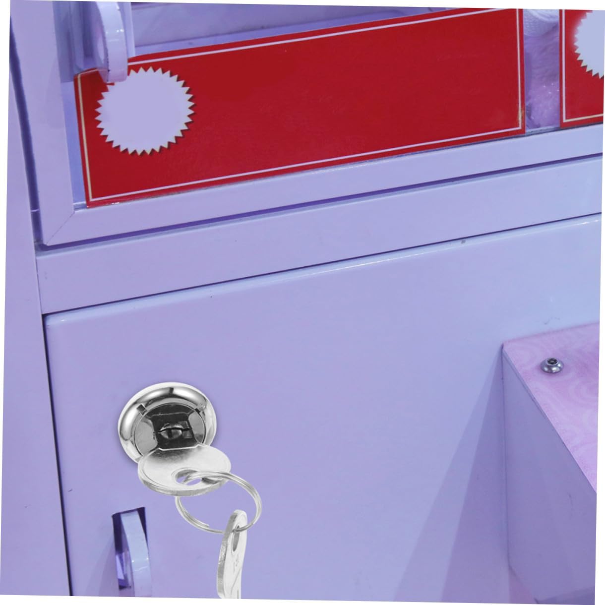 Generic Snack Machine Lock Set with Keys Coin Vending Lock Replacement for Candy Dispensers Secure Cylinder Top Cover Mechanism 2 Sets 2.63 X 0.86 X 0.86 in