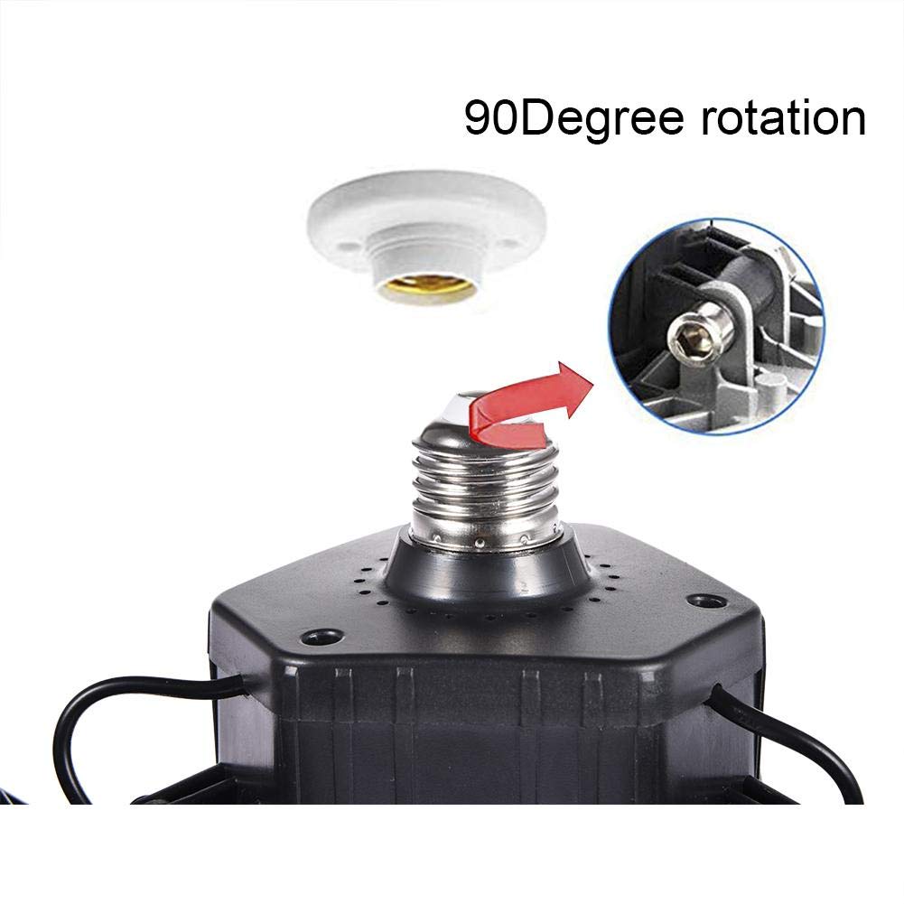 2-Pack Motion Sensor LED Garage Lights – 10000LM, 5000K, 80W, E26/E27, UL- Listed & FCC 2-Pack Motion Sensor LED Garage Lights – 10000LM, 5000K, 80W, E26/E27, UL- Listed & FCC