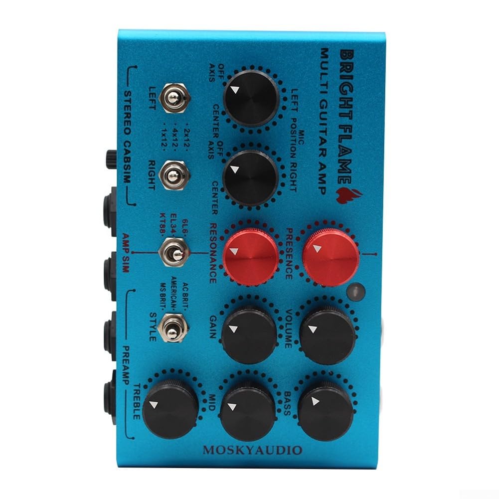 Pedale effetto amplificatore per chitarra, strumento funzionale a pedale per effetto amplificatore per chitarra MOSKY Muti funzionale dispositivo di simulazione audio