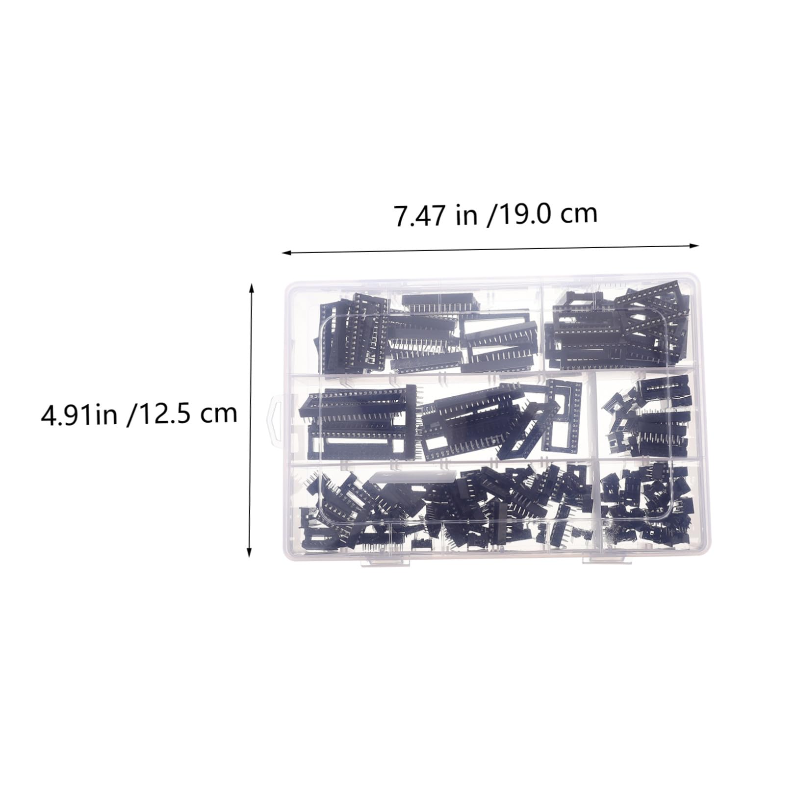 Zócalo de Ci de Soldadura Dip 150 Piezas Plástico Metal Negro