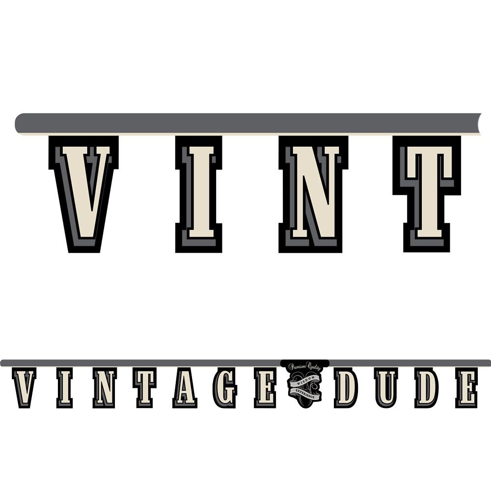 Creative Converting Jointed Letter Banner, Paper, Multicolor, 65" x 7"