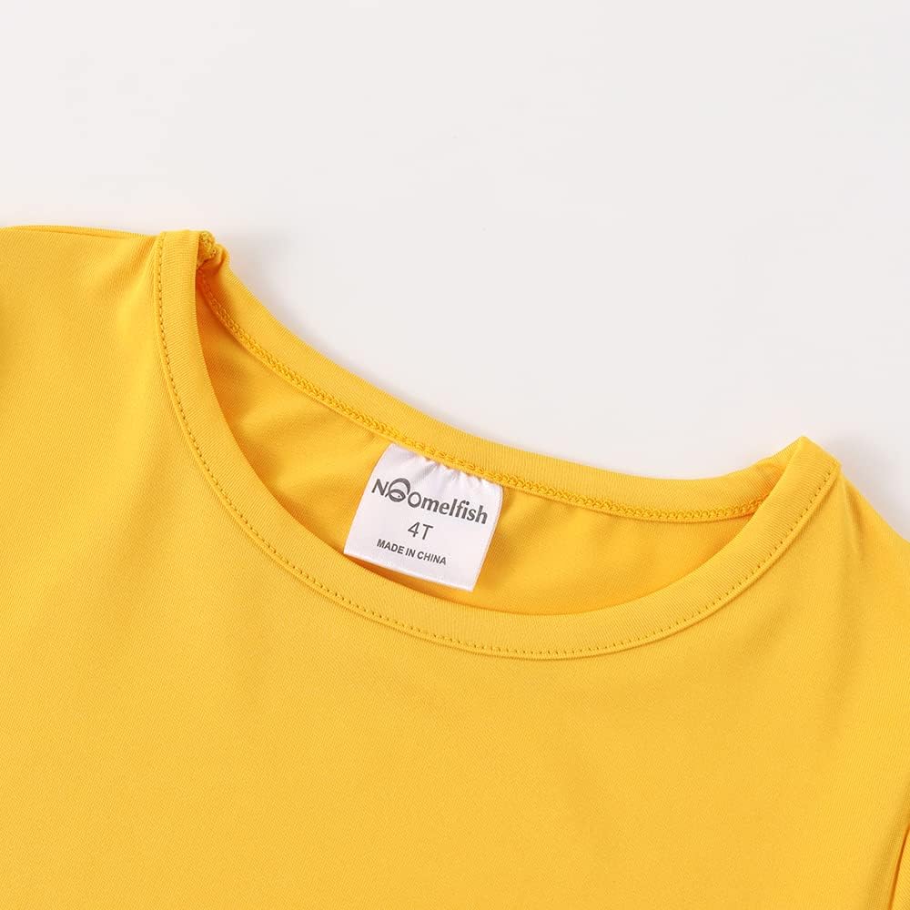 Noomelfish Girls Short Sleeve Scalloped Edge T-Shirts Casual Cute Summer Tee Tops Blouse (5-12 Years) - Image 4