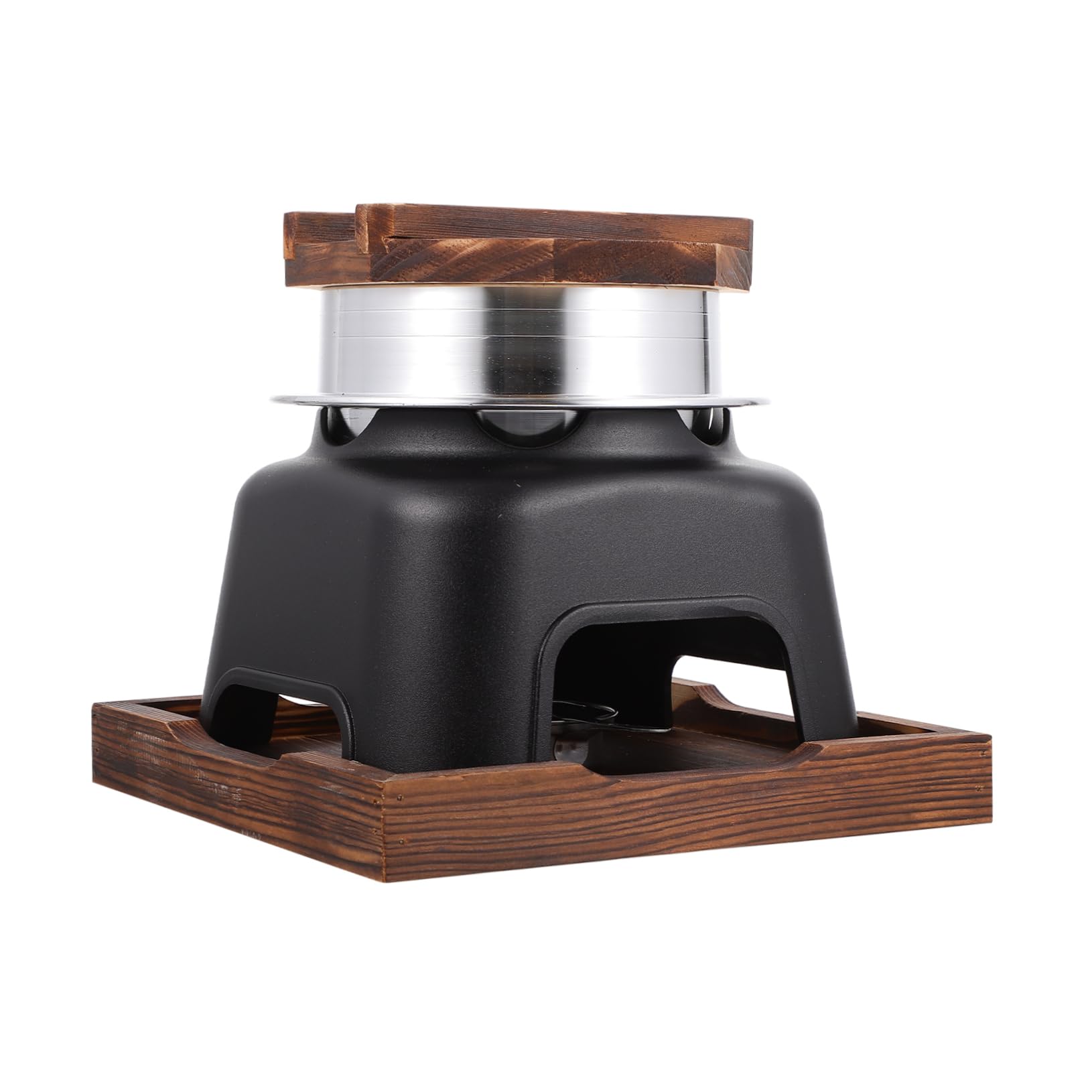 Sosoport Portable Outdoor Camping Cookware Japanese Style Rice Pot Picnic Cooking Utensils Non-Stick Ceramic Efficient Heat Distribution Easy Cleaning