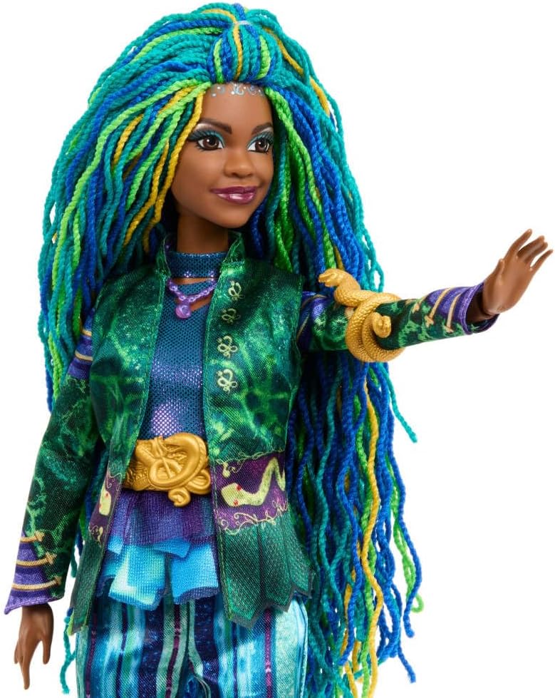 Mattel Disney Descendants: The Rise of Red Fashion Doll & Accessory Uliana, Younger Sister of Ursula with Movie-Inspired Clothes & Necklace