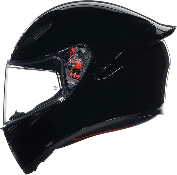 AGV - K1 S ECE 22-06, Casco Moto Integral Hombre ECE, con Aleron Aerodinámico, Ventilaciones y Visera Resistente a Arañazos, Campo de Visión de 190°, Intercomunicador Casco Moto - 4