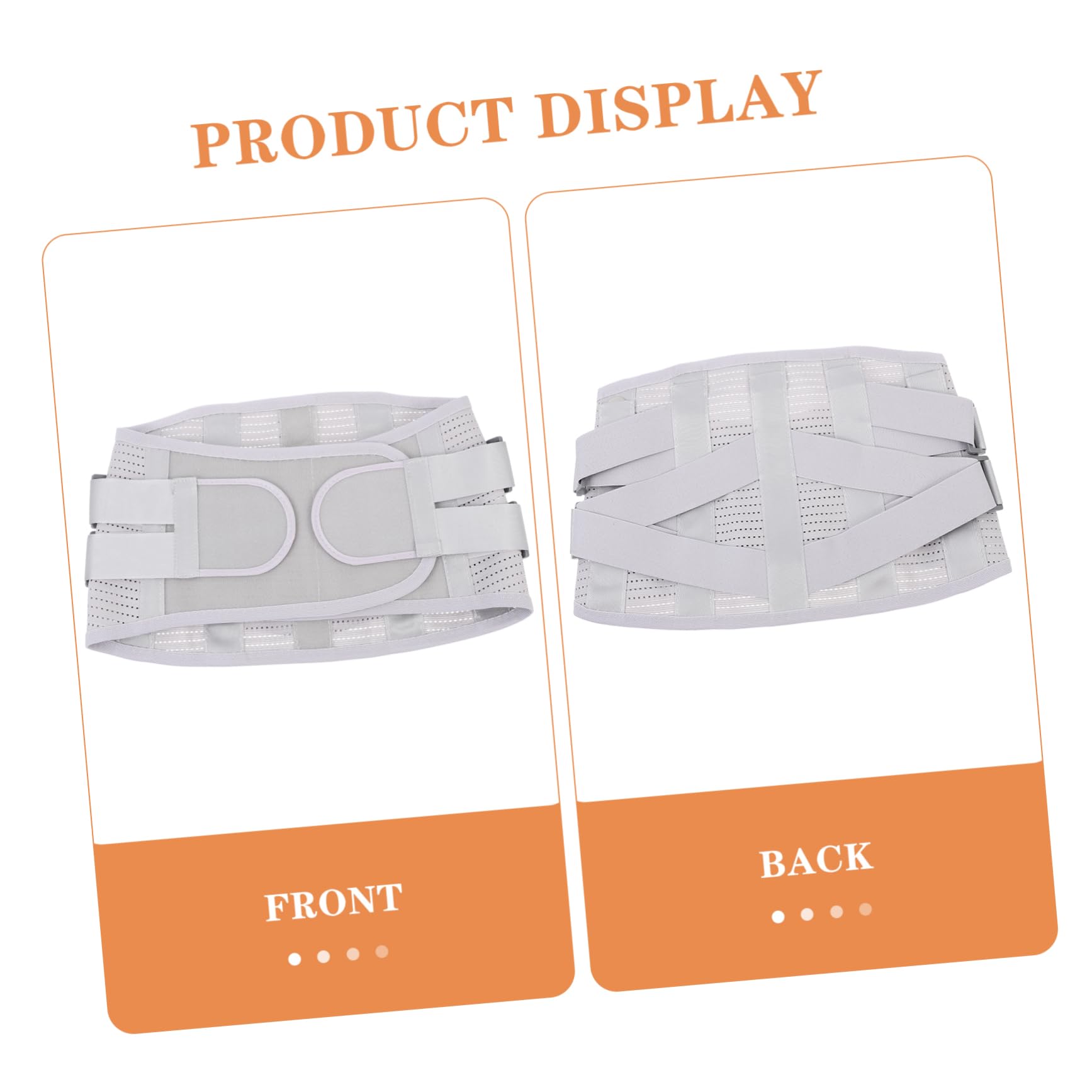 FOMIYES Breathable Waist Support Belt for Men Women Back Brace with Fixed Band for Relief for Exercise Sedentary Lifestyles and