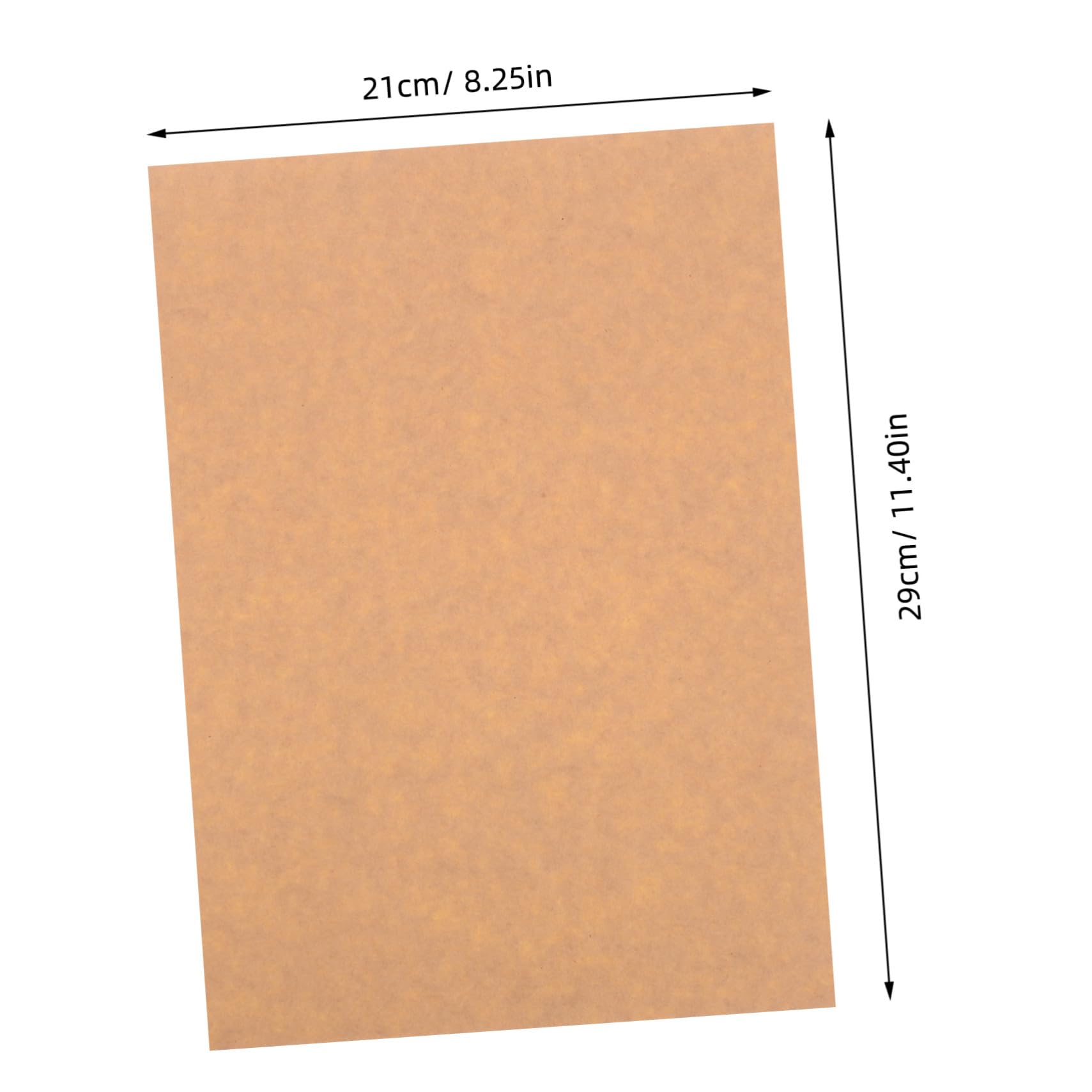 Homoyoyo 50fogli Etichette Adesive Carta Kraft Stampabili Scrivibili Bianca Supporto Easypeel Regali Organizzazione Incartare Progetti