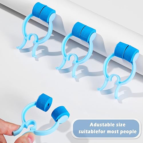 Miniatura 5 de Juego de 24 clips nasales para nariz, tapón de plástico para nariz, pinza nasal para ronquidos, parada de natación accidental o de emergencia