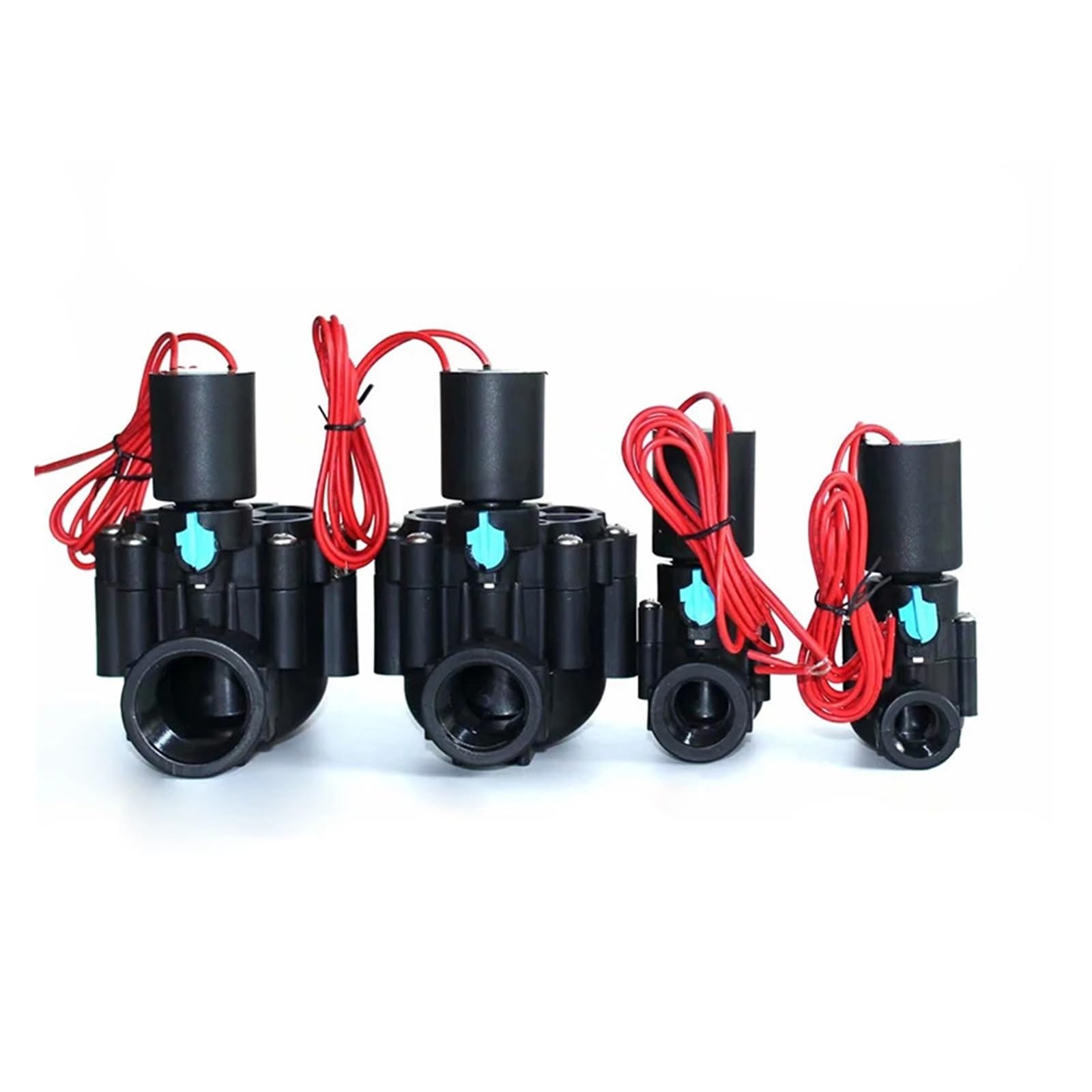 Válvula Solenoide de agua de 1/2 ", 3/8", 3/4 ", 1", 220, 12V, 24V, válvula de nailon normalmente cerrada for riego de jardines y granjas Para aplicaciones industriales(C,110)