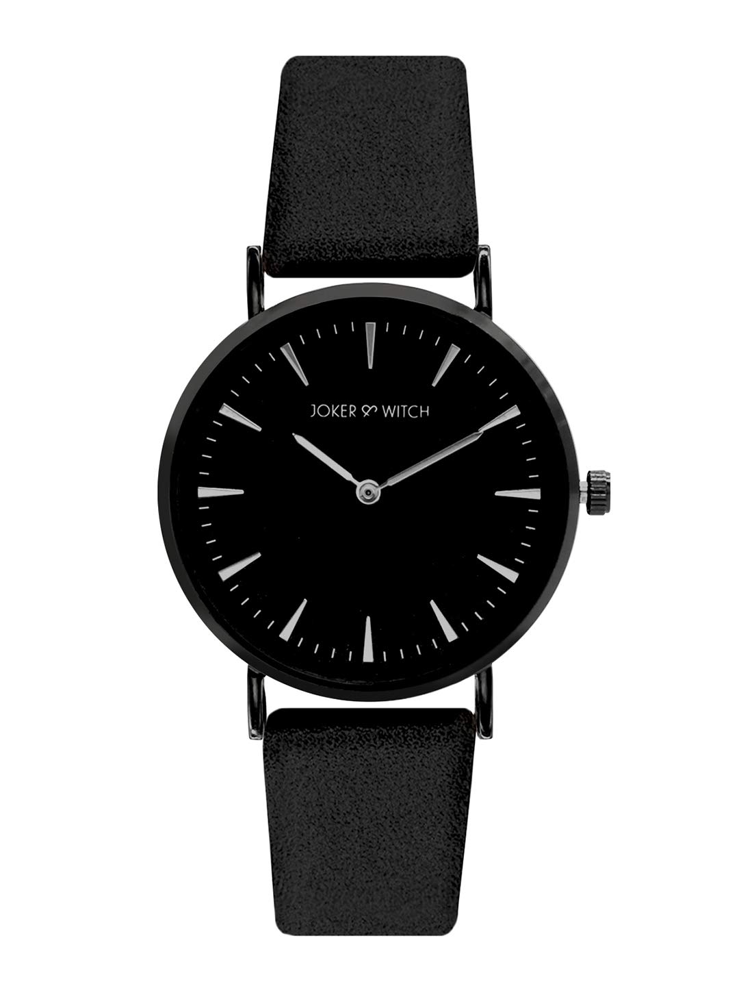 Joker & Witch INES Black Faux Leather Analogue Watch for Women (B08SM7KGMQ) Amazon Price History, Amazon Price Tracker