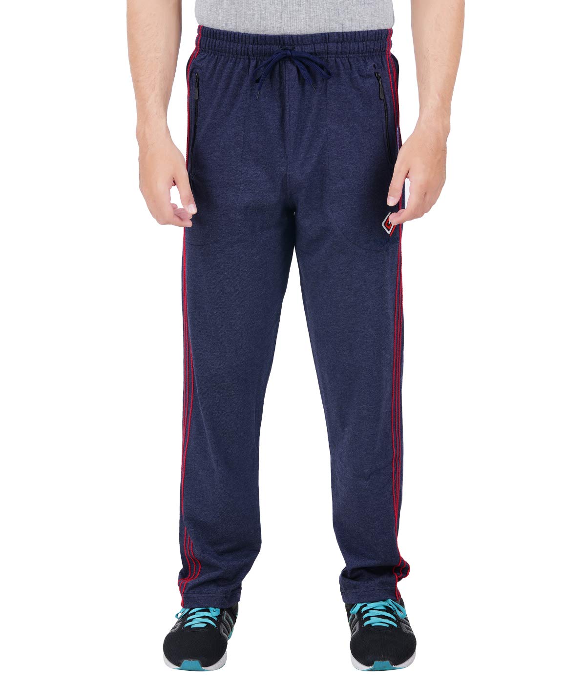 FEEL TRACKMen's Regular Fit Cotton Track Pants