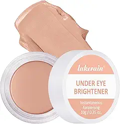 Iluminador sob os olhos, corretivo cobertura total para olheiras, creme radiante leve e corretivo sob os olhos (nude quente, 1 peça)