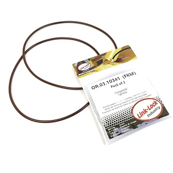 2PCS OR.03.10341 FKM Viton Sealing O-Ring Kit of Cylinder Liner 7381910 for LIEBHERR-D9406 D9408