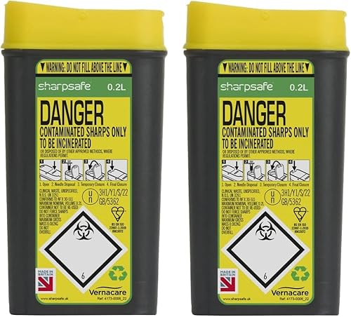 Lyall Willis Contenedor para objetos punzantes (2, 0,2 L)