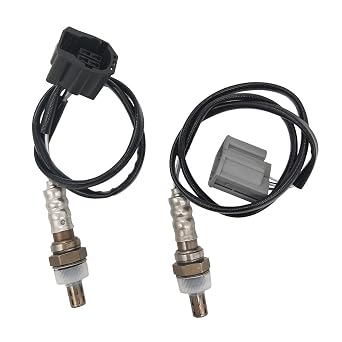 JESBEN 2Pcs Upstream Sensor 1 Downstream Sensor 2 O2 Oxygen Sensor Replacement for Mazda 3 2.0L Canada & Exc. Calif. for Mazda 3 2.3L 2004-2005 for Mazda 5 2.3L 2006-2007 234-4390 234-4396