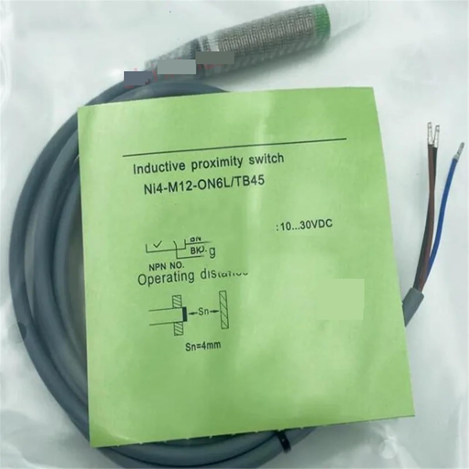 2pcs Switch Sensor NI5 FI2 NI4-M12-ON6L-Q12/FI4-G12-OP/CN/CP/OD/CD6L NI4-M12-OP6L NI5-G12-ON6L NI5-G12-OP6L Proximity(NI4-M12-ON6L)