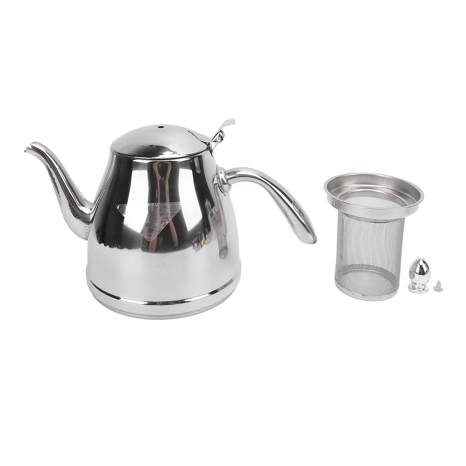 Bouilloire col de cygne 1,5L pour savourer un café filtre parfait au petit-déjeuner