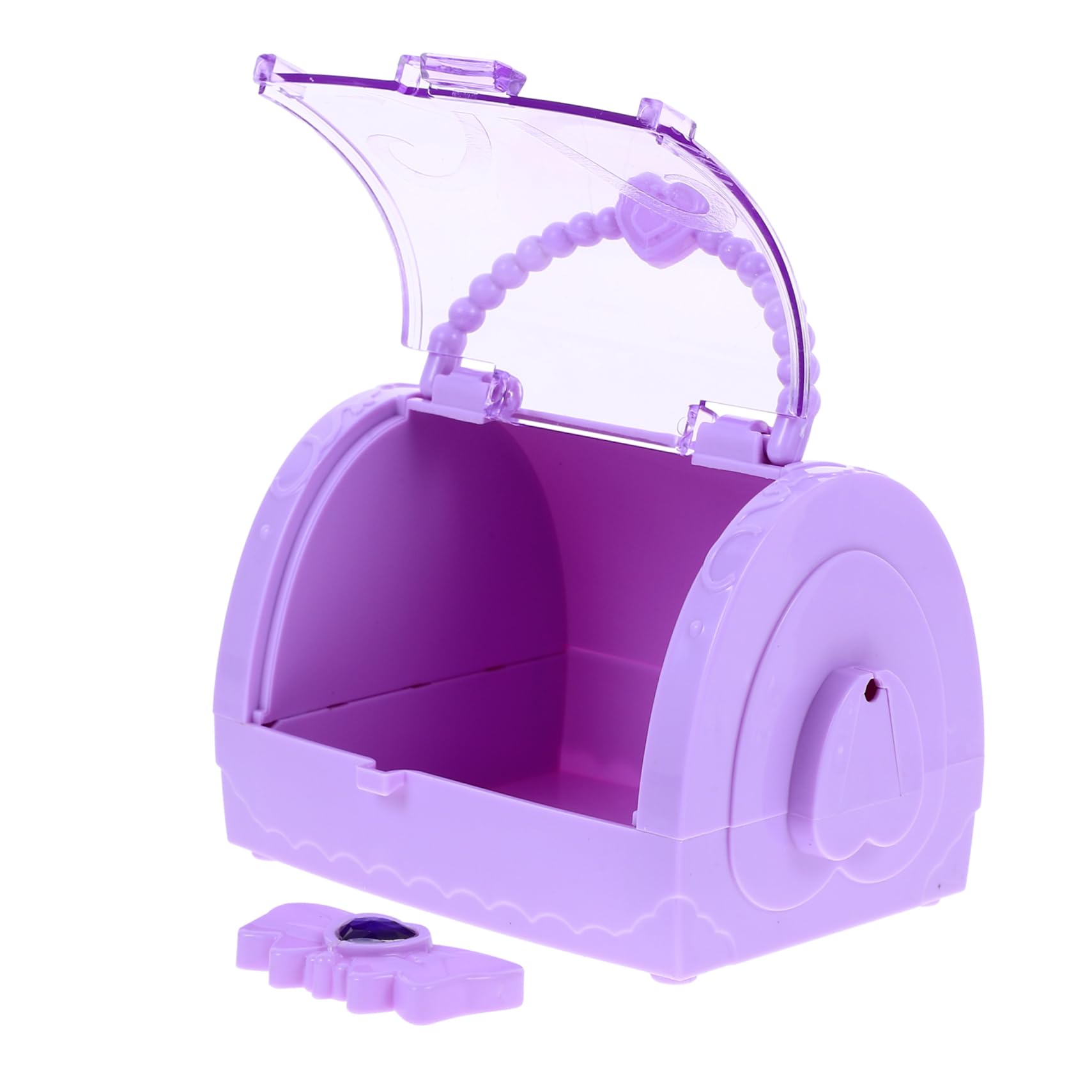 KICHOUSE Adorable Jewelry Chest Toy Treasure Chest Plastic Storage Box for Party Favors