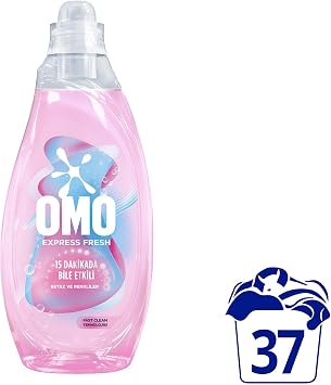 OMO Express Fresh Sensitive White & Colorful 37 Wash, Liquid Laundry Detergent