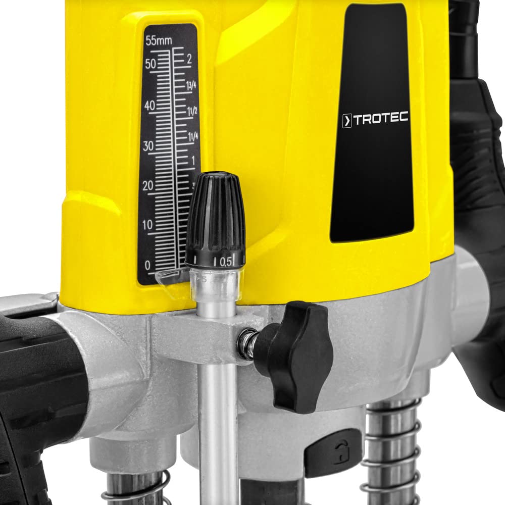 TROTEC Défonceuse PRTS 10-1200 fraise électrique puissance 1.200 W