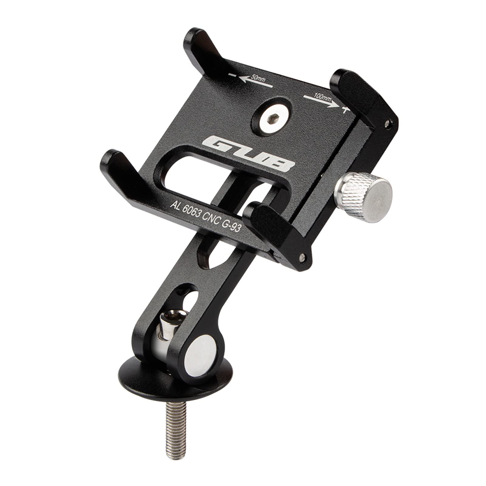 Soporte Universal para Teléfono Móvil de Bicicleta y Moto - Ajustable 3,7-7,2 Pulgadas, Aluminio, para Mountain Bike