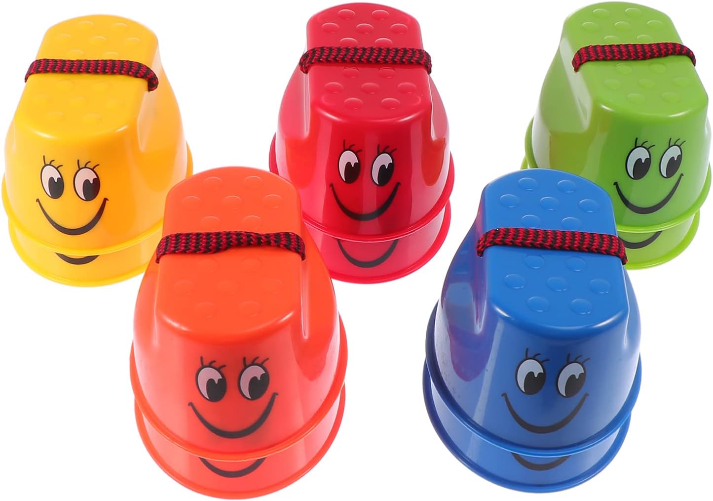 ibasenice 5 Pairs Stilt Shoes Kids Buckets Kids Walking