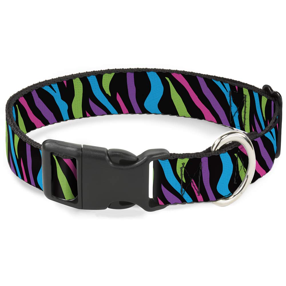 Collier anti-irritation ajustable 8-30,5 cm à clip plastique pour chien actif