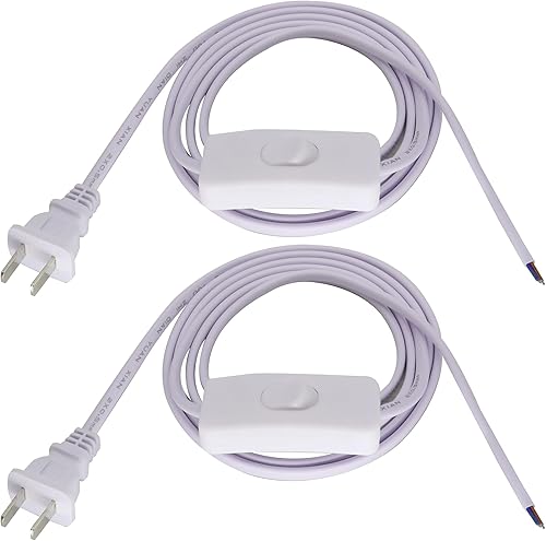 Miniatura 2 de Cable de lámpara con interruptor de palanca, cable de lámpara con enchufe moldeado e interruptor de encendidoapagado de reemplazocable de extensión