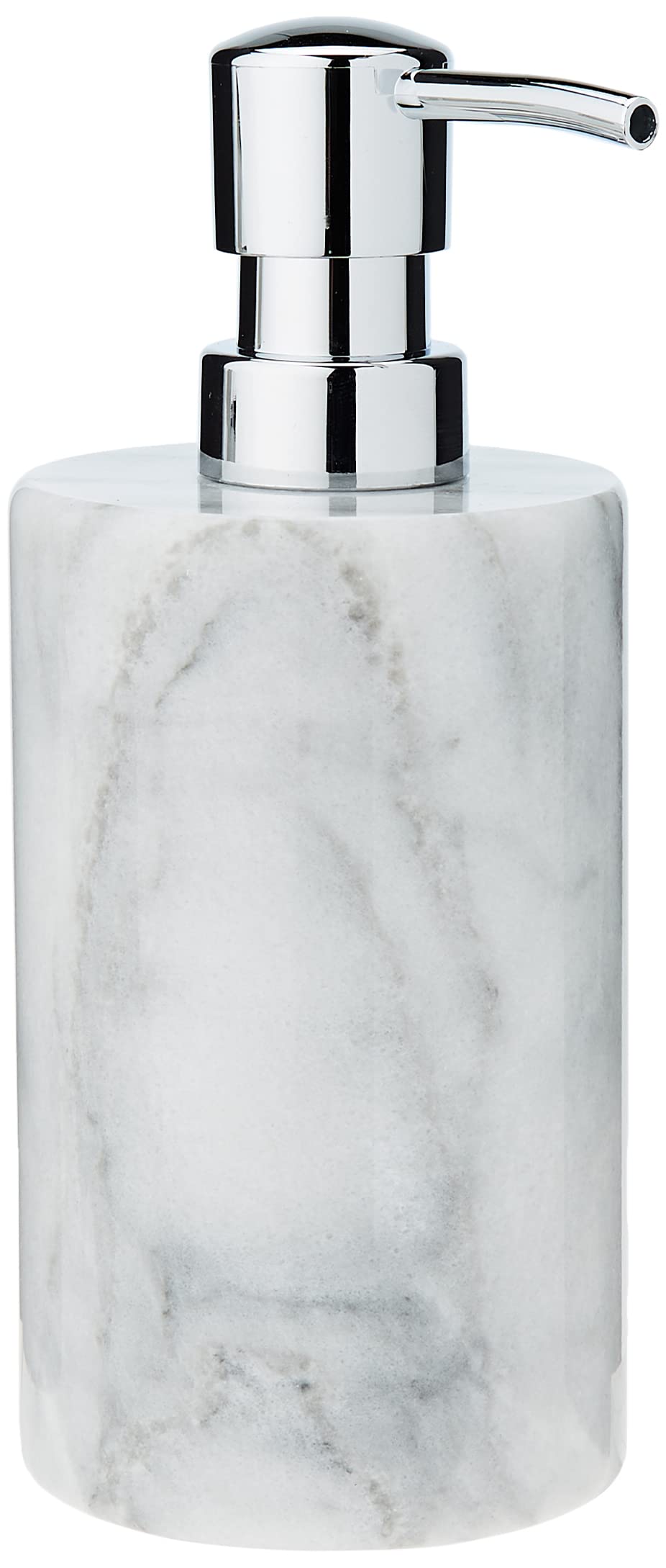 WENKO "Onyx Marble Soap Dispenser, White