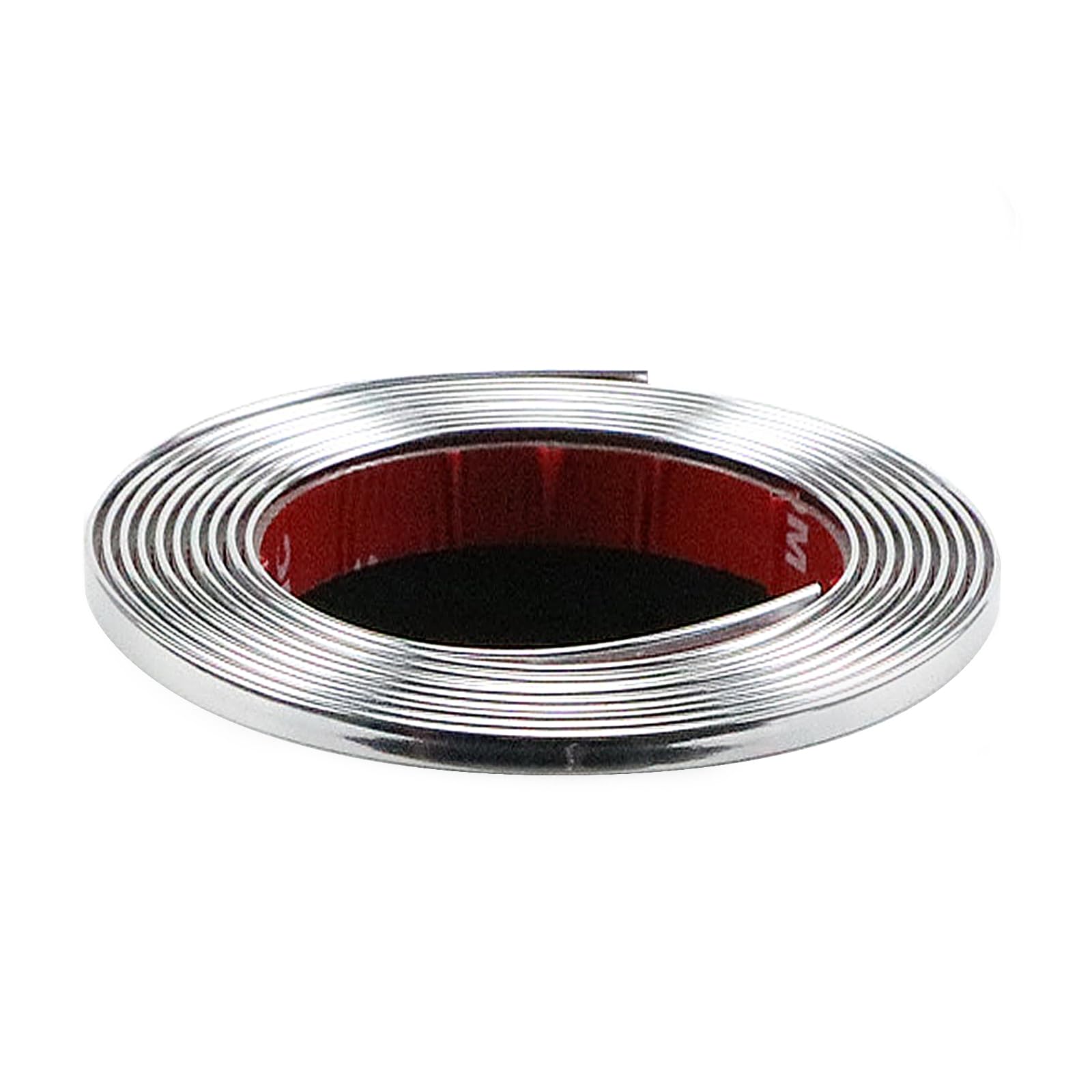 5M Silver Chrome Car Trim Trim Trim Self Adhesive Universal Car Body Window Exterior Decoration (20mm)