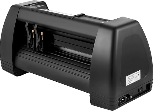 Miniatura 12 de VEVOR Máquina cortadora de vinilo, 14 pulgadas14.764 in, impresora de trazador LED, posicionamiento manual preciso, software compatible con sistemas