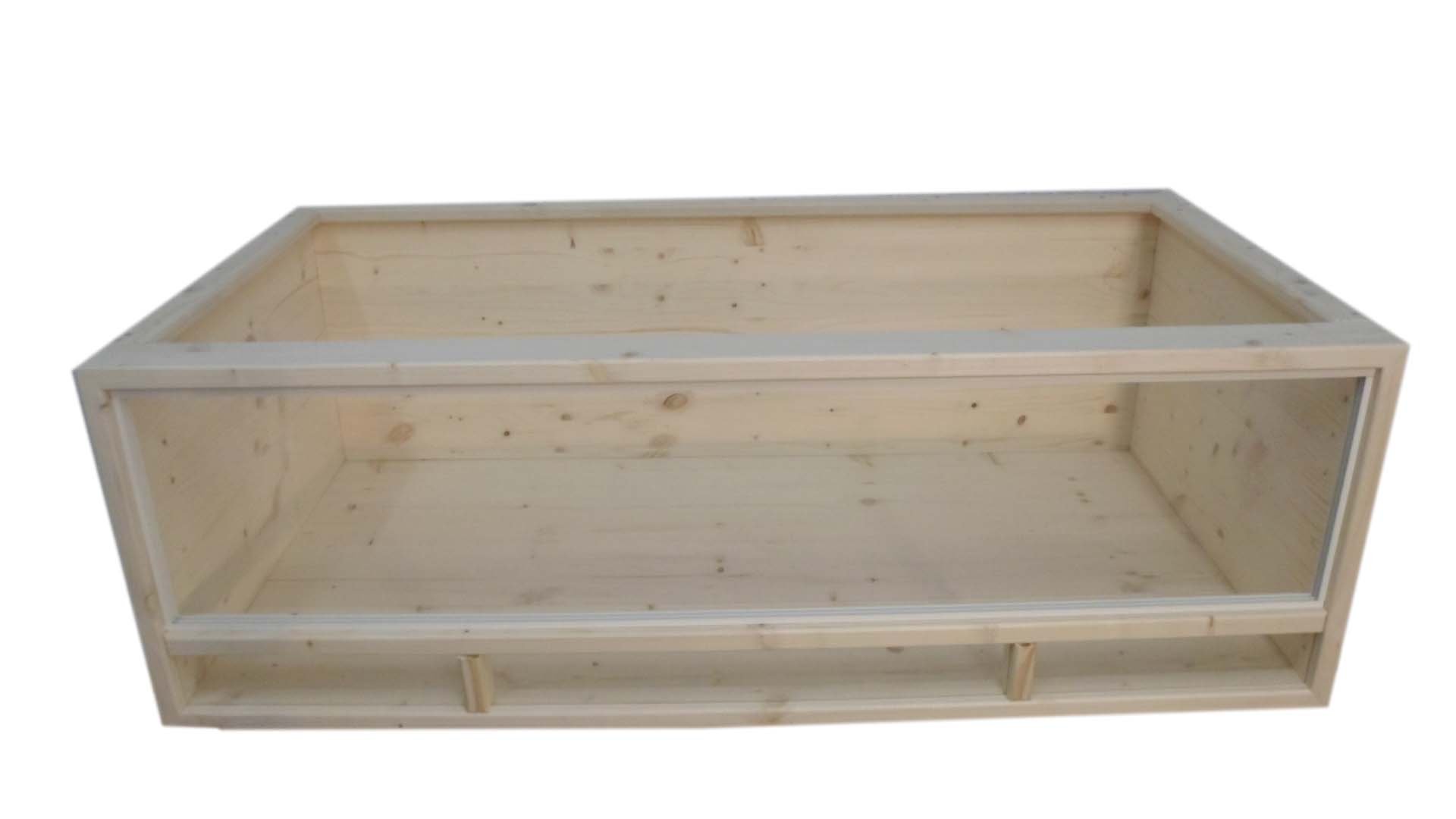 Terrarium für Landschildkröten Schildkrötenterrarium 120x60x40cm +++ Echt Holz (Fichte Massiv) Kein Billig OSB!!!!! +++