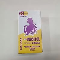 Vista 1 de Myo-inositol y D-Chiro Inositol, Gomitas de inositol con vitamina D3, Omega-3, glicinato de magnesio, folato y zinc, suplemento de inositol