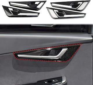 Carbon Fiber Inner Door Handle Cover Trim Accessories for KIA EV6 2022+